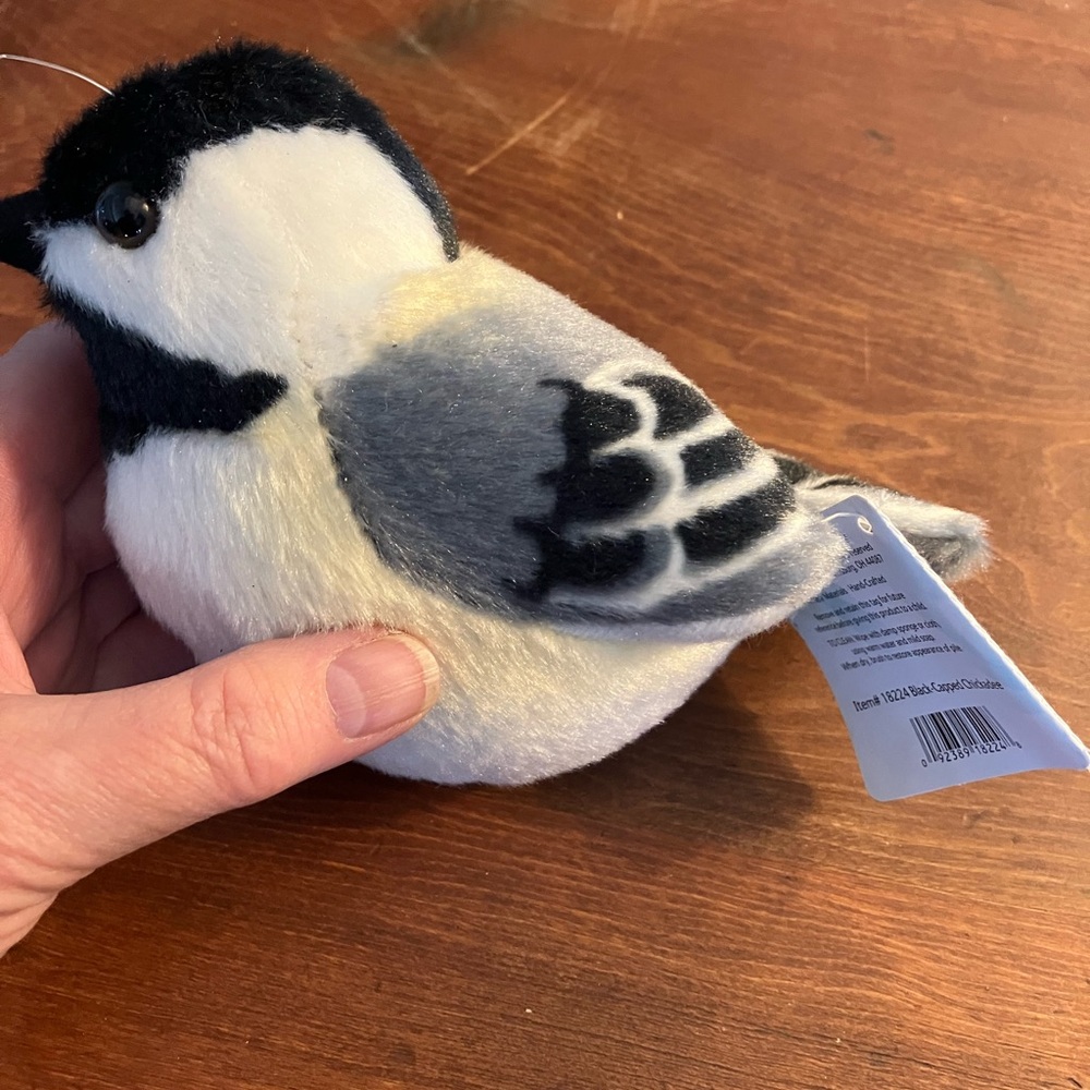 🐞Audubon Plush Chickadee Bird Toy -sings. plus a second one for free